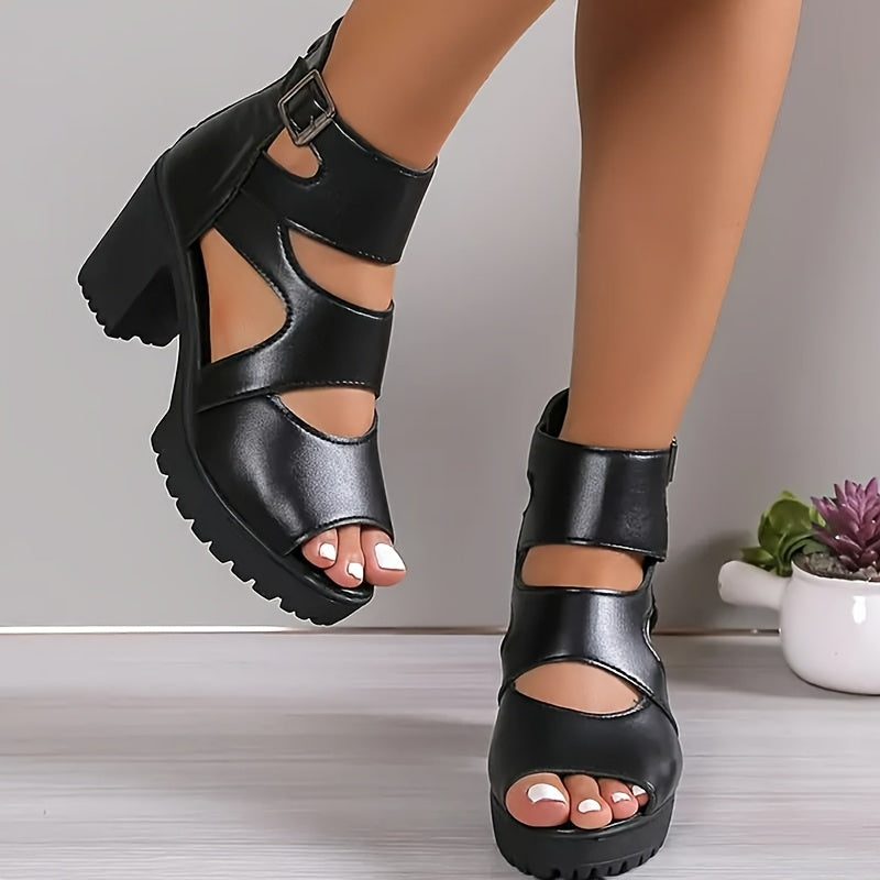 Fashionable High-Heeled Sandals for Women, Crafted with Meticulous Detail, Comfortable And Durable, Versatile And Stylish Design.