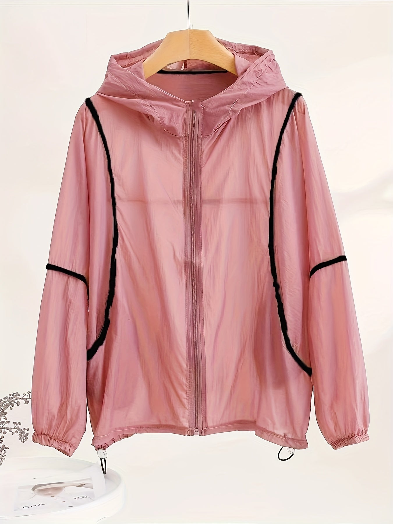 Women's Bohemian Shirt - Lightweight Breathable Loose-Fit Long Sleeve Hooded Cardigan with Pockets, & Sheer Mesh Panels for Outdoor Activities, Casual Elegance Collection