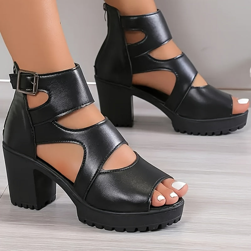 Fashionable High-Heeled Sandals for Women, Crafted with Meticulous Detail, Comfortable And Durable, Versatile And Stylish Design.