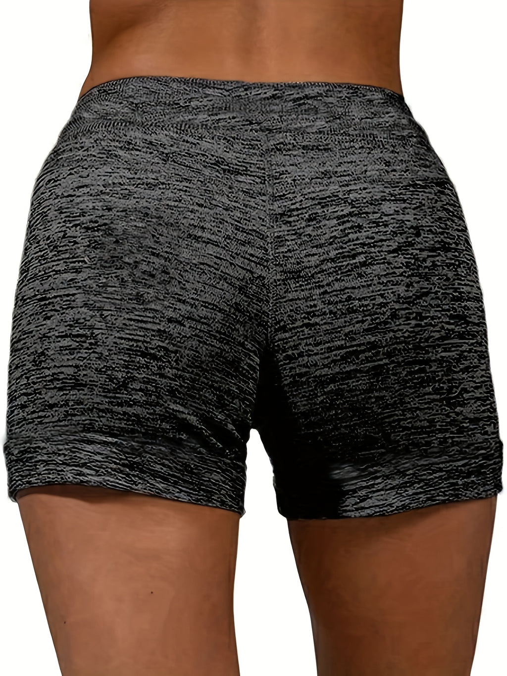 Women'S Casual Baseball Heart Print Drawstring Shorts - Lightweight, Comfortable Summer Loungewear with Ribbed Design and Front Pockets
