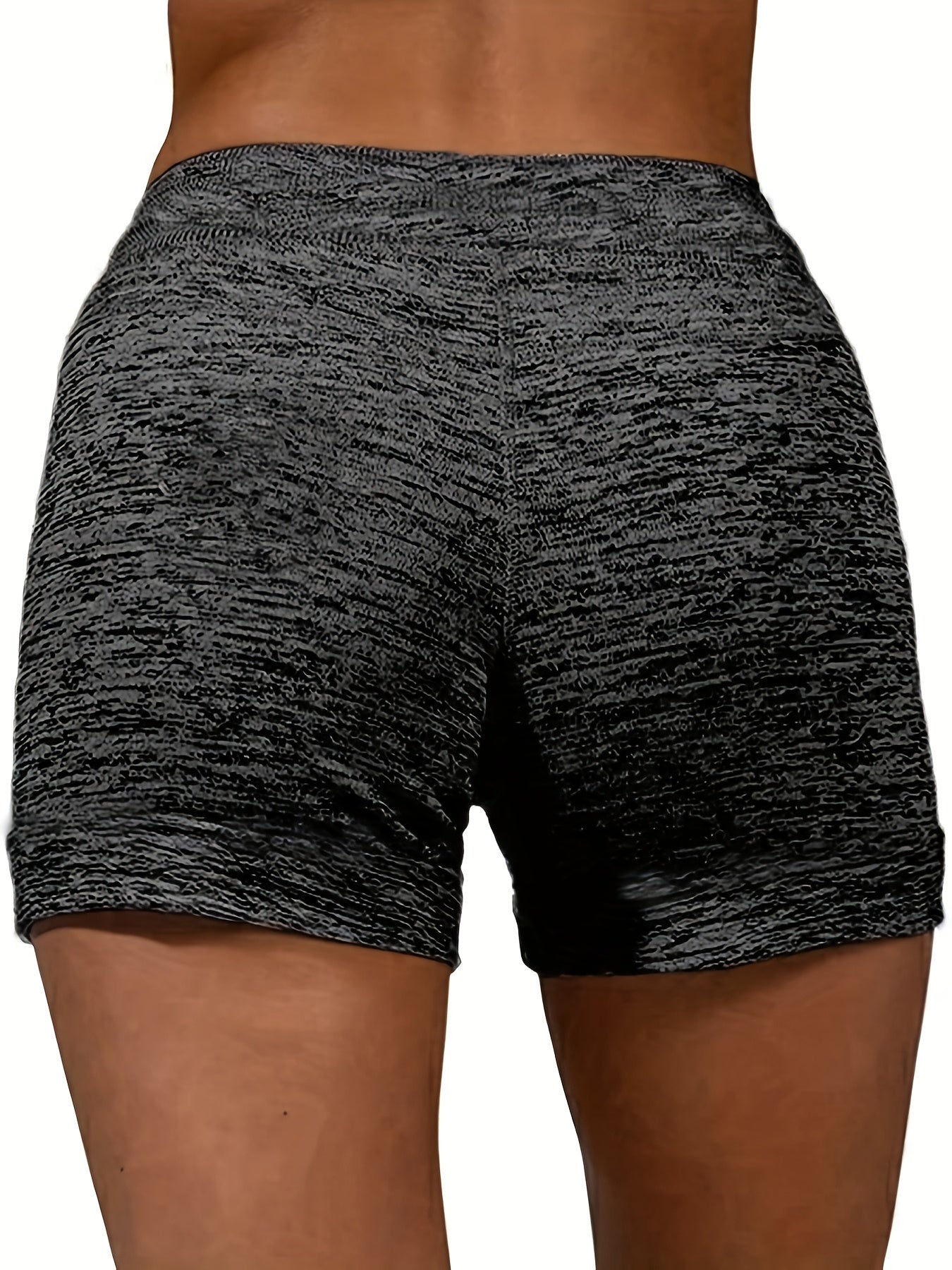 Women'S Casual Baseball Heart Print Drawstring Shorts - Lightweight, Comfortable Summer Loungewear with Ribbed Design and Front Pockets